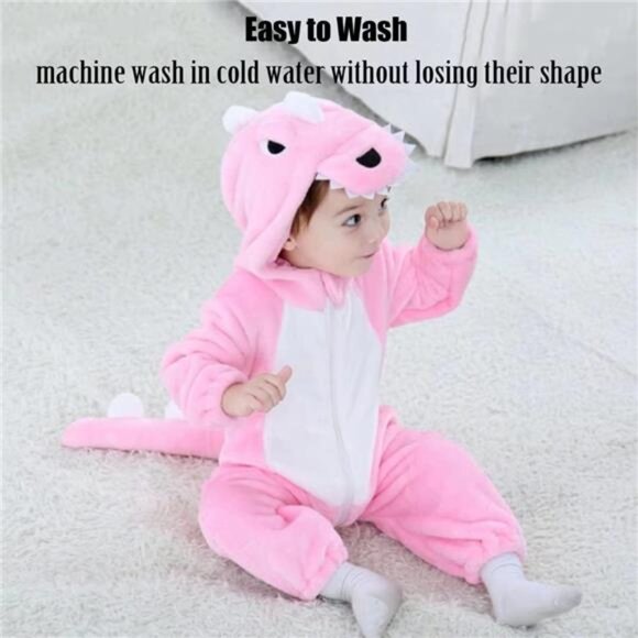 Baby Animal Costumes Unisex Toddler Outfit Halloween Dress Up Romper - Picture 6 of 7